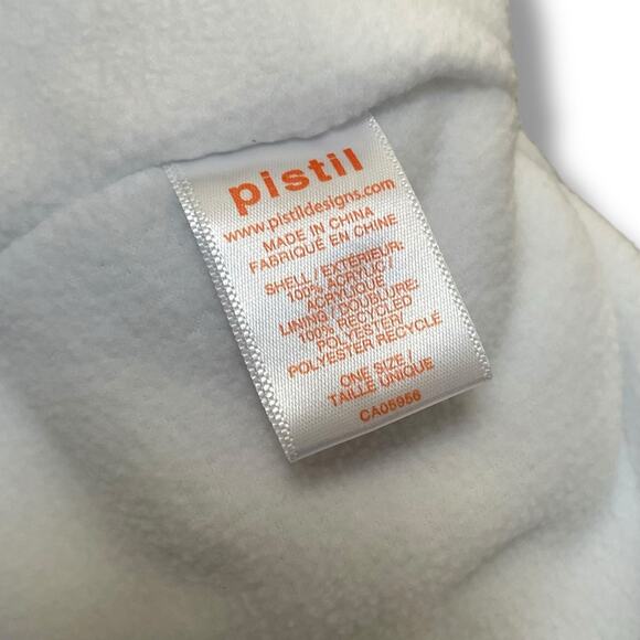 Pistil Poppy Beanie Hat Cap Pom Cable Knit Skull Fleece Lining Medium Weight OS - Picture 9 of 13